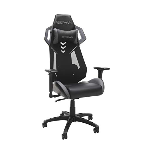 RESPAWN 200 Racing Style Gaming Chair,adjustable, Leather, in Gray RSP...