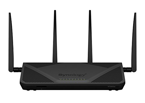 Synology RT2600ac – 4x4 dual-band Gigabit Wi-Fi router, MU-MIMO,...