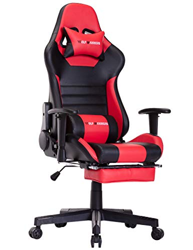 Ergonomic Gaming Chair Racing Style Adjustable Height High Back PC...