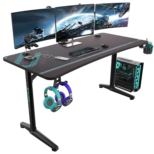 EUREKA ERGONOMIC 60 Inch Gaming Desk with Full Mouse Pad, Large Home...