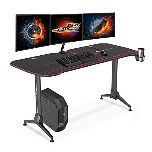 FLEXISPOT Gaming Desk Adjustable Gaming Computer Desk Gaming Table...