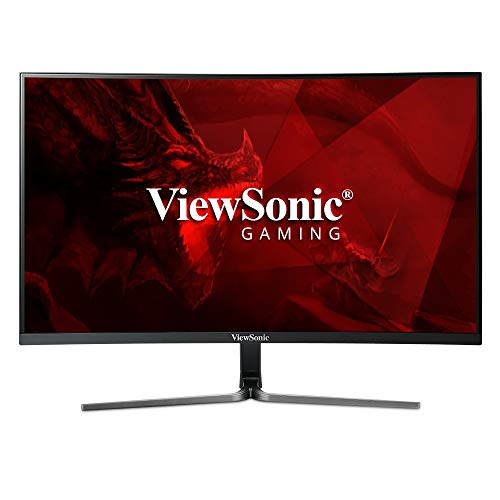 ViewSonic VX2458-C-MHD 24 Inch 1080p Curved 144Hz 1ms Gaming Monitor...