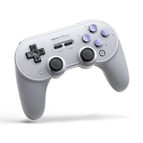 8Bitdo Sn30 Pro+ Bluetooth Controller Wireless Gamepad for Switch, PC,...