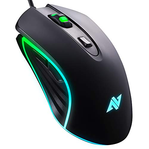 ABKONCORE AM6 AM8 Gaming Mouse 4Dpi Levels (800, 1600, 2400, 3200) I...