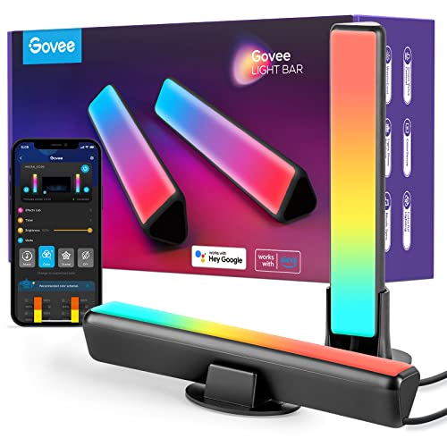 Govee Smart LED Light Bars, Work with Alexa and Google Assistant,...