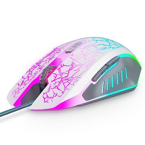 VersionTECH. Wired Gaming Mouse, Computer Mouse Ergonomic Mice with 7...