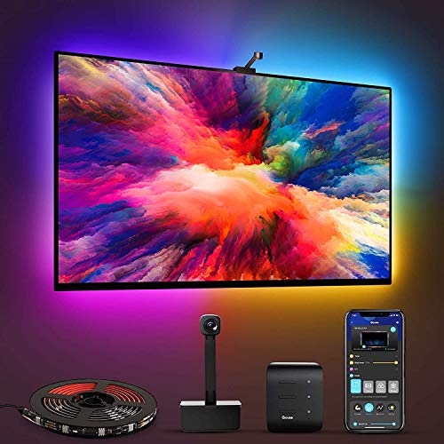 Govee Envisual TV LED Backlight with Camera, RGBIC Wi-Fi TV Backlights...