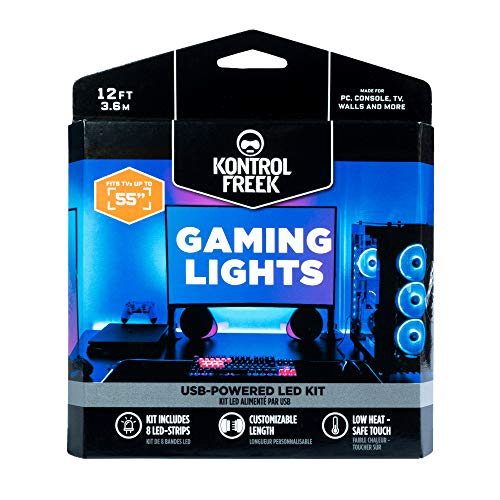 KontrolFreek Gaming Lights: LED Strip Lights, USB Powered with...