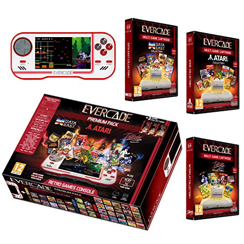 Evercade Premium Pack Includes 3 Cartridges Collections: Atari Volume...