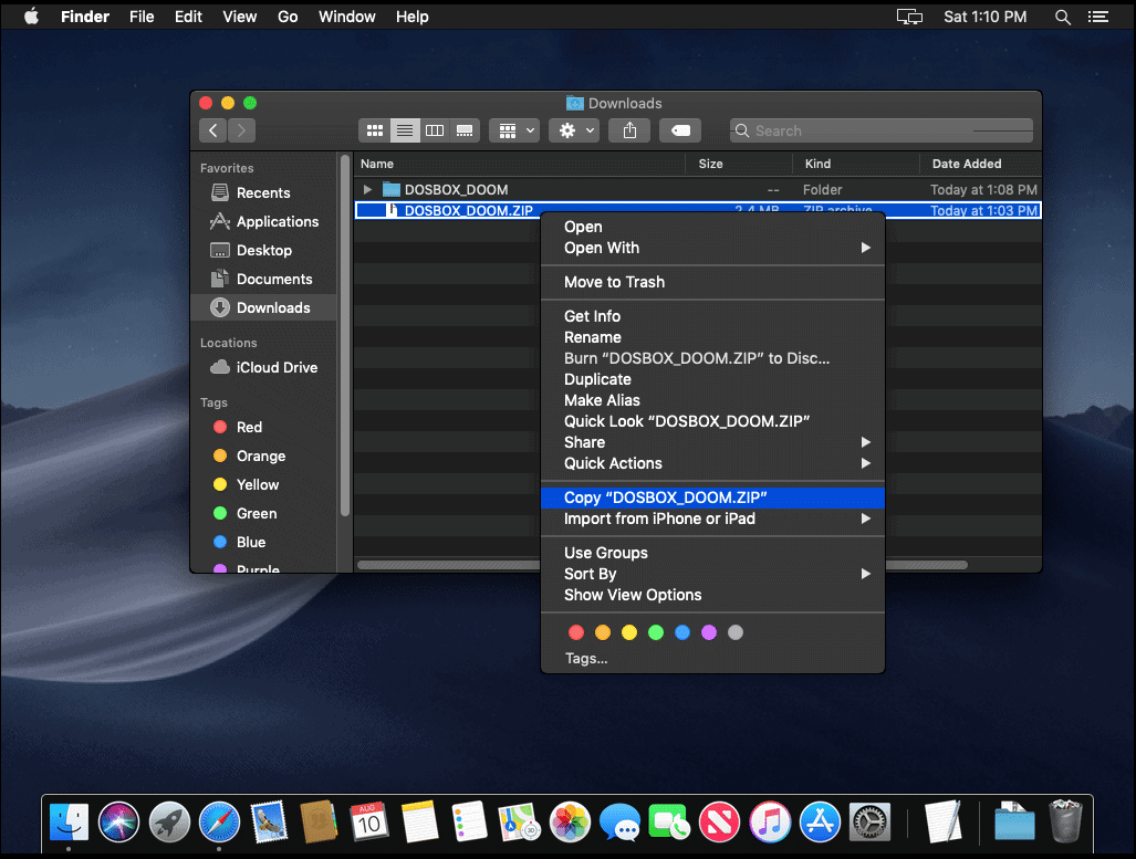 dosbox for mac os x 10.4