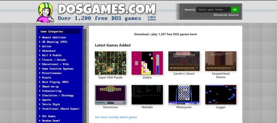 free dos games