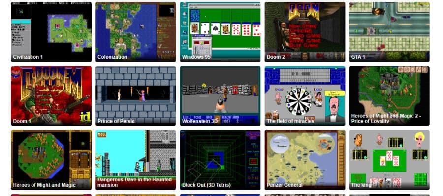 Dos games online: the ability to keep saves on your PC - PlayMiniGames